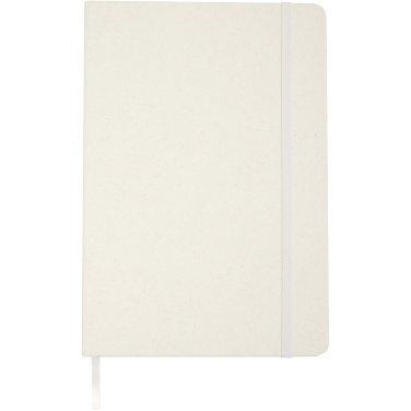 Logotrade promotional item image of: Bass A5 recycled hard cover notebook with lined pages