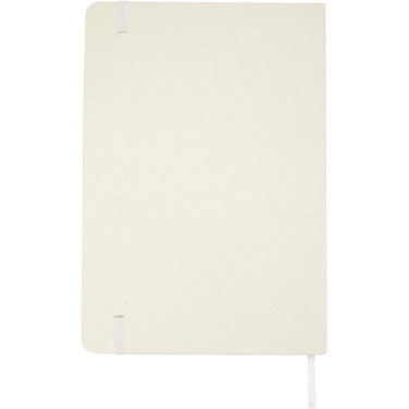 Logotrade promotional product picture of: Bass A5 recycled hard cover notebook with lined pages