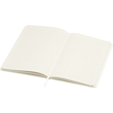 Logo trade promotional product photo of: Bass A5 recycled hard cover notebook with lined pages