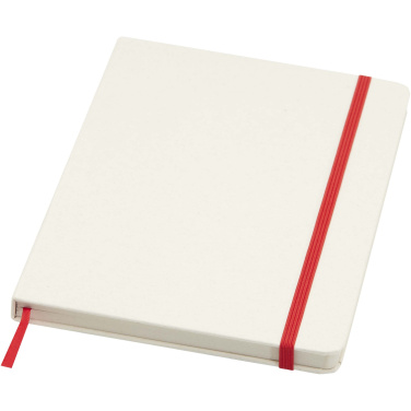 Logotrade business gift image of: Bass A5 recycled hard cover notebook with lined pages