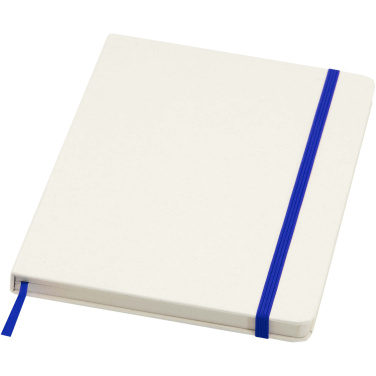 Logo trade corporate gift photo of: Bass A5 recycled hard cover notebook with lined pages