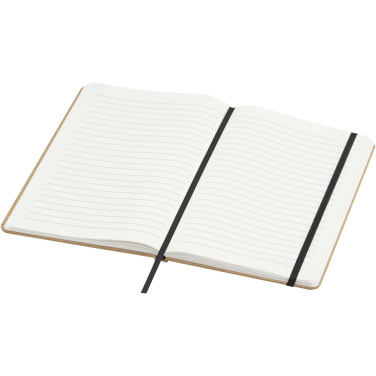 Logotrade promotional item picture of: Holm A5 stone paper hard cover notebook with lined pages