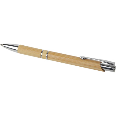 Logotrade business gift image of: Wicker bamboo ballpoint pen