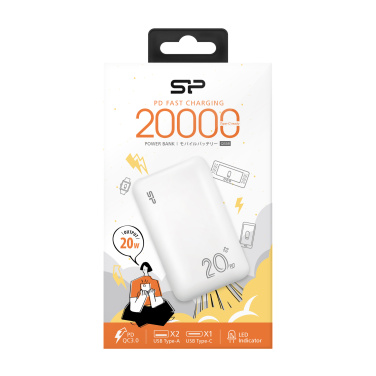 Logo trade corporate gift photo of: Power bank Silicon Power QS58 20000 mAh