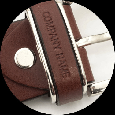 Logotrade promotional gift image of: Leather belt 502035000