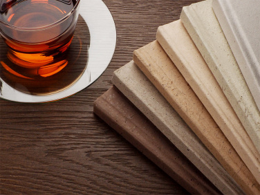 Logotrade advertising products photo of: Recycled Tea Notebook 209734000