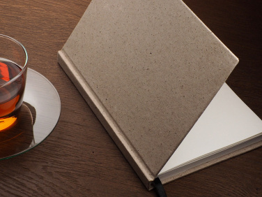 Logo trade promotional merchandise picture of: Recycled Tea Notebook 209734000