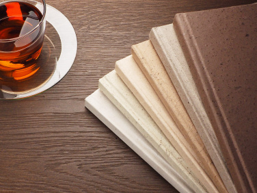 Logo trade promotional merchandise photo of: Recycled Coffee Notebook 209733900