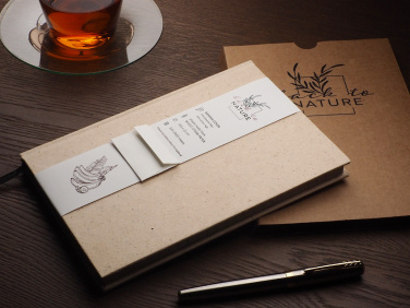 Logo trade promotional item photo of: Recycled Banana Notebook 209734200
