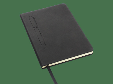 Logotrade promotional items photo of: Magnetic notebook with a pen 124715100
