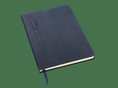 Logotrade promotional product picture of: Magnetic notebook with a pen 124715100
