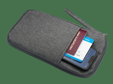 Logo trade advertising products image of: Travel wallet 94608700