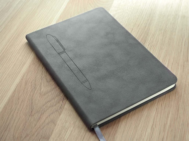 Logo trade advertising products picture of: Magnetic notebook with a pen 124715100
