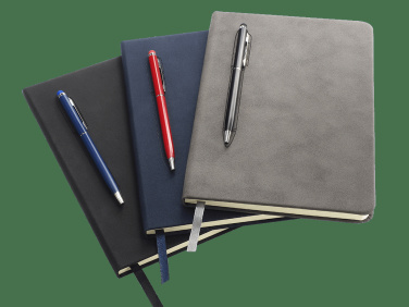 Logo trade promotional merchandise photo of: Magnetic notebook with a pen 124715100