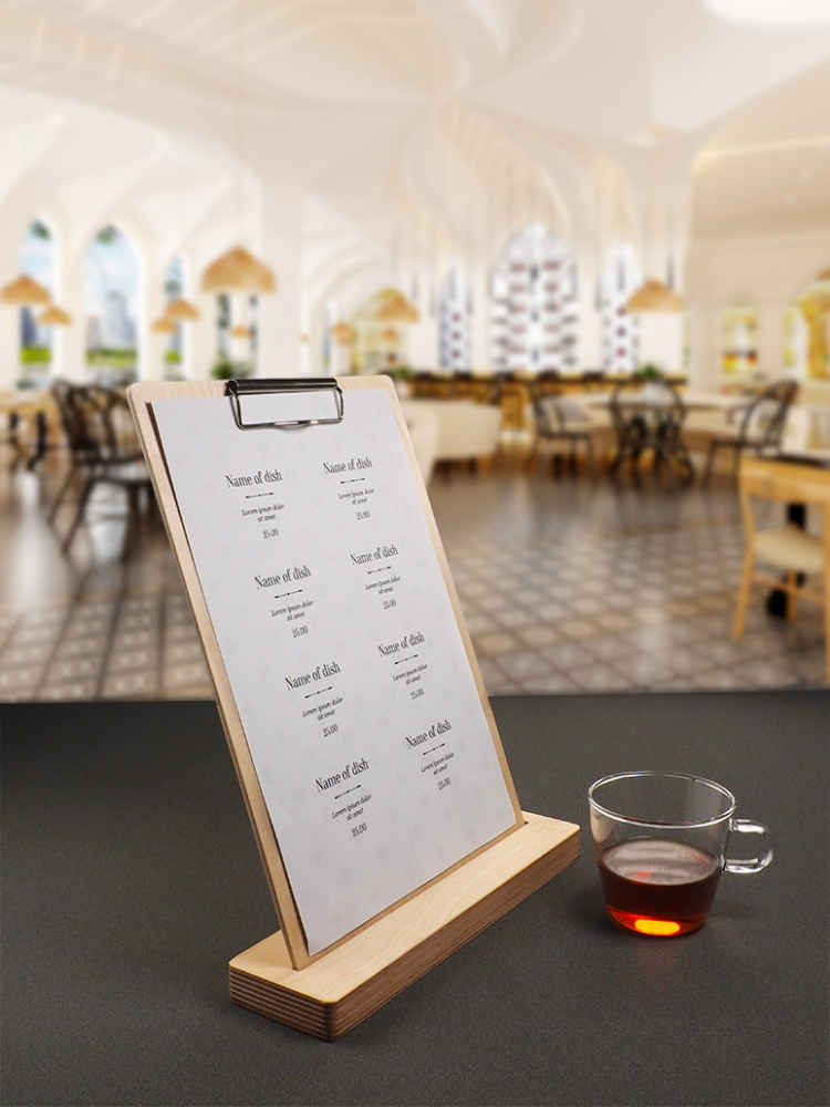 Logo trade promotional gift photo of: Clipboard with stand 2088121