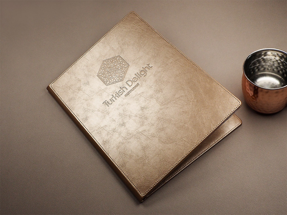 Logo trade corporate gift photo of: Menu cover 2091322