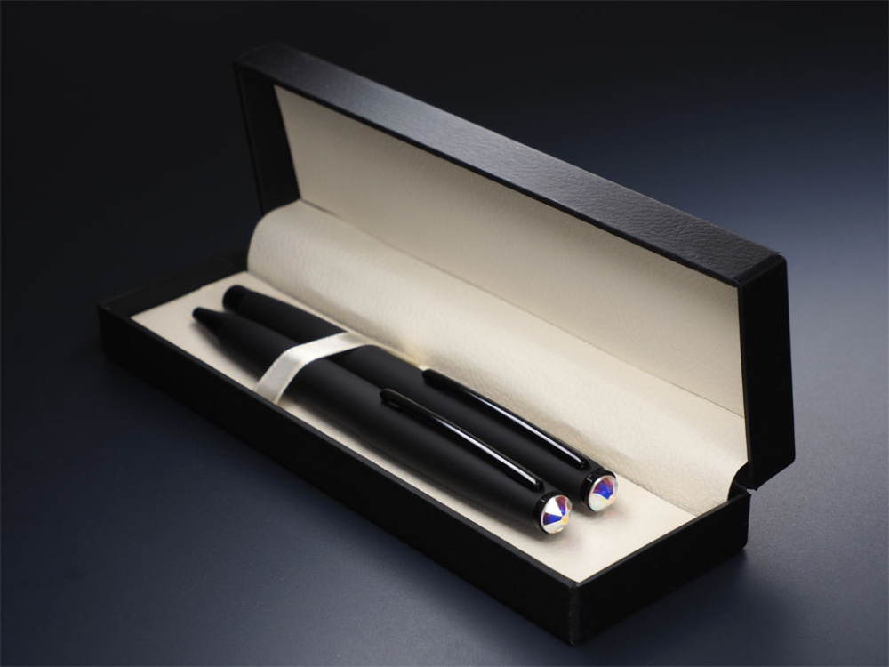 Logotrade promotional merchandise picture of: Swarovski Crystal Pen set 1236036