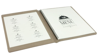 Logo trade promotional gifts picture of: Menu cover 1078119