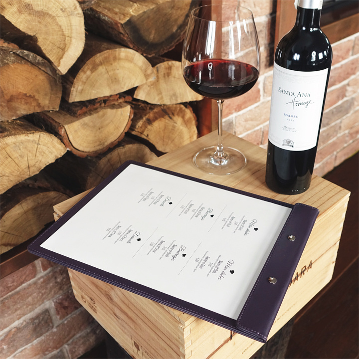Logo trade promotional merchandise photo of: Menu cover 1116119