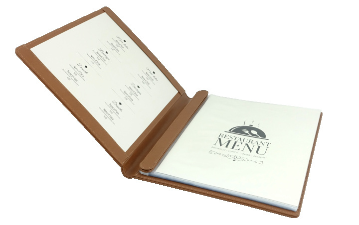 Logo trade promotional giveaways picture of: Menu cover 1055119