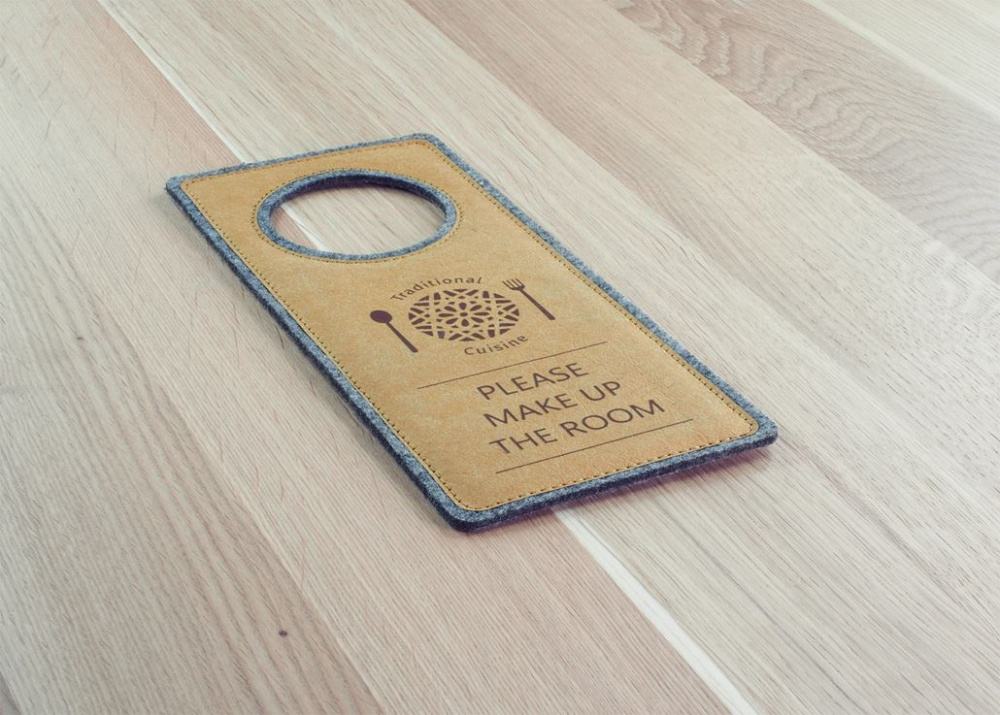 Logo trade corporate gifts image of: DND door sign 1183140