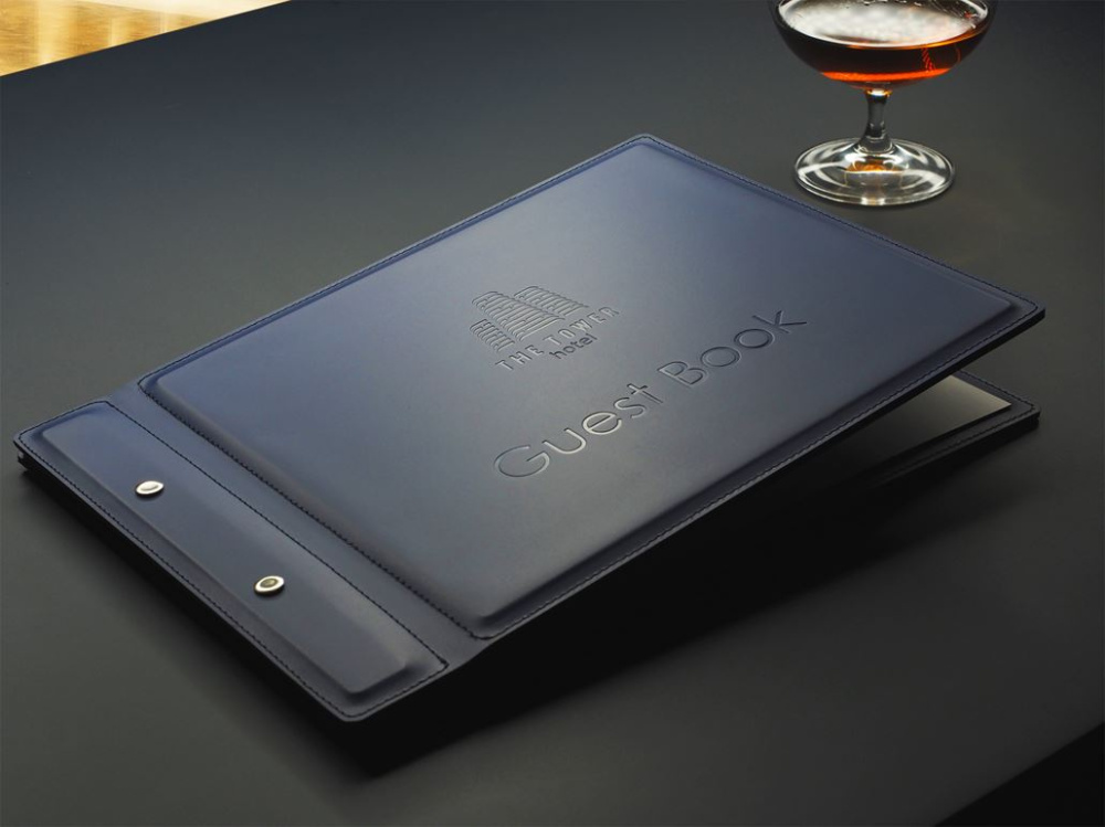 Logo trade promotional items image of: Guest book 1209094