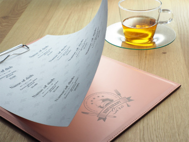 Logo trade promotional giveaways image of: Clipboard menu 1027094