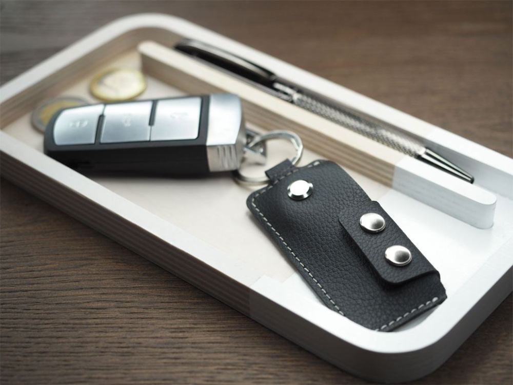 Logo trade promotional merchandise image of: Keyring 1276157