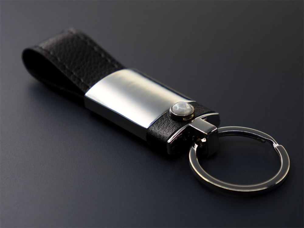 Logo trade promotional giveaways picture of: Moonstone Keyring 1295095