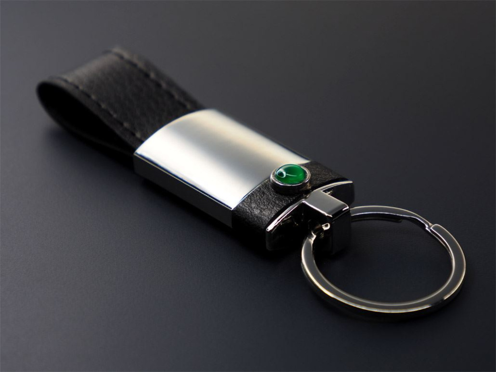 Logo trade promotional items image of: Agate stone Keyring 1297095
