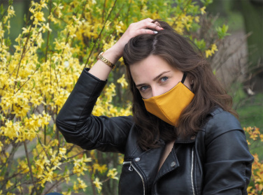 Logo trade promotional giveaways picture of: VENUS PRO cotton face mask with a pocket an HEPA filter 1378165