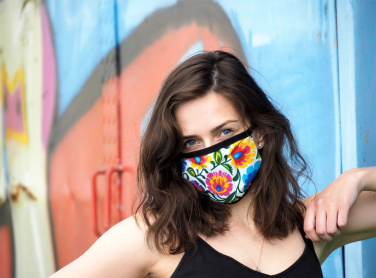 Logotrade promotional product picture of: MARS PRO cotton mask (size M) with pocket and HEPA filter 1380165