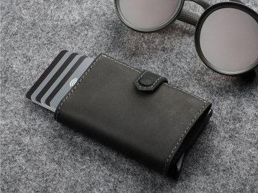 Logo trade promotional product photo of: RFID wallet - Hunter Leather 2109284