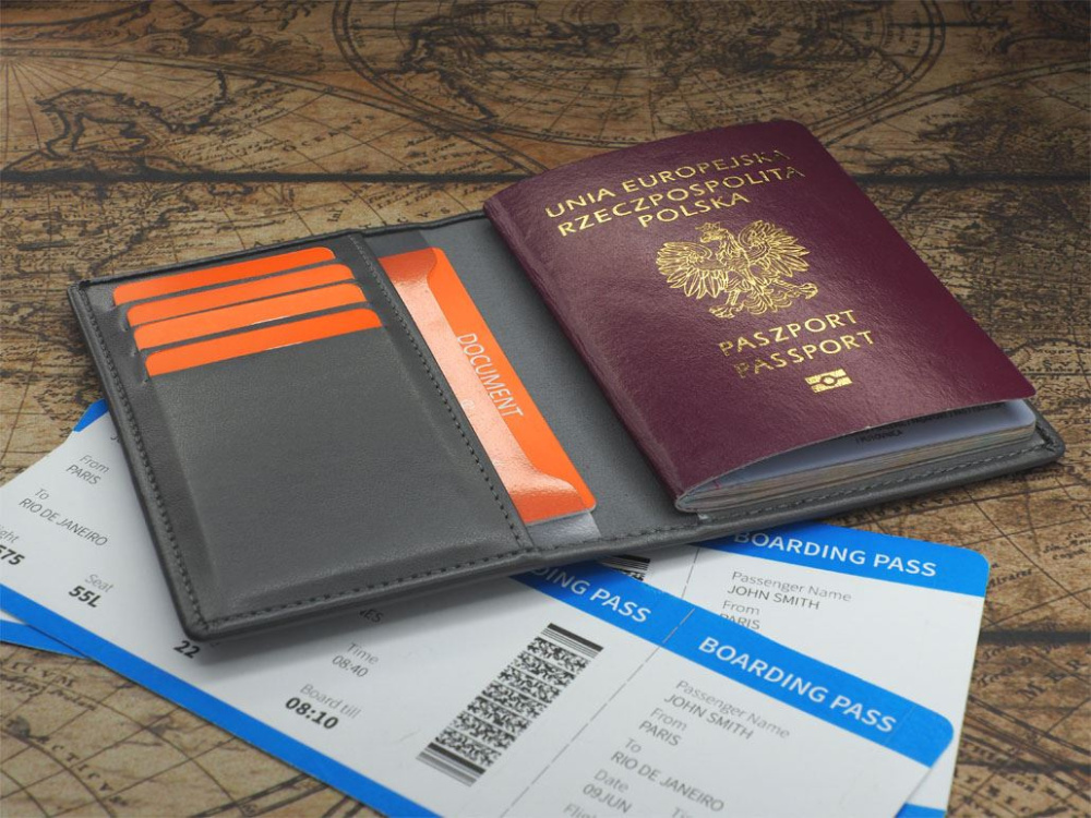 Logotrade promotional item image of: RFID passport case 1301119