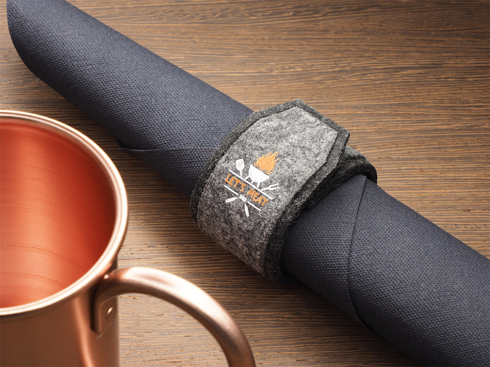 Logo trade promotional giveaway photo of: Napkin ring 1646246