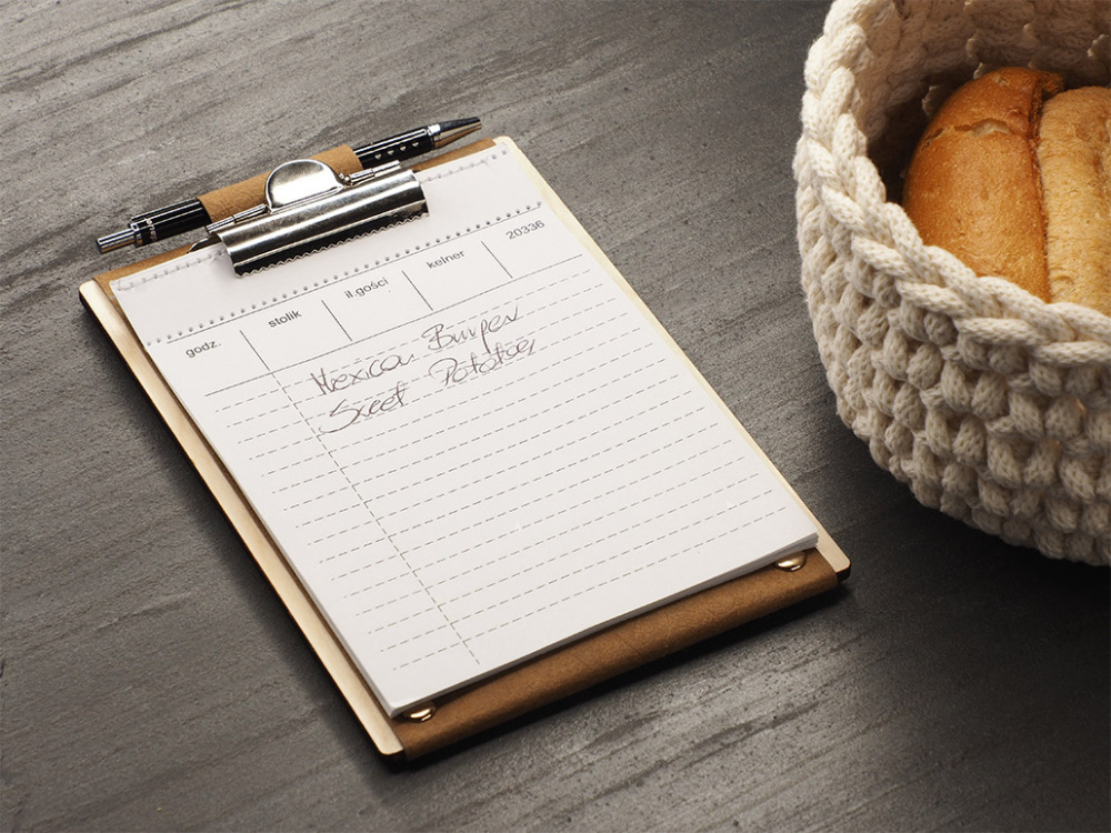 Logo trade promotional gifts picture of: Waiter notepad 1669121