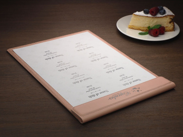 Logo trade corporate gift photo of: Menu cover 1241281
