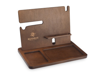 Logo trade promotional merchandise photo of: Wooden organiser 2016121