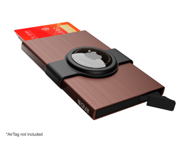 Logotrade corporate gift picture of: RFID credit card case with holder for AirTag 2163155