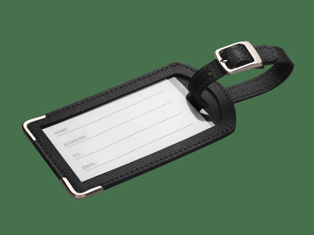 Logo trade promotional giveaways image of: Luggage tag 1821113