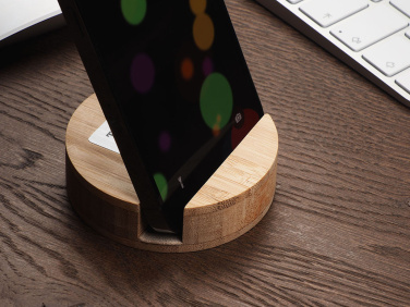 Logo trade promotional giveaway photo of: Wooden telephone stand 1833292