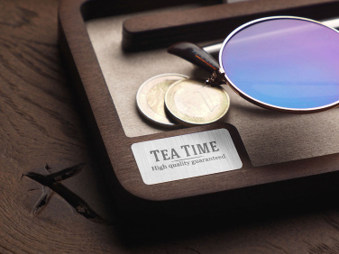 Logo trade corporate gifts image of: Wooden desk organiser 1818121
