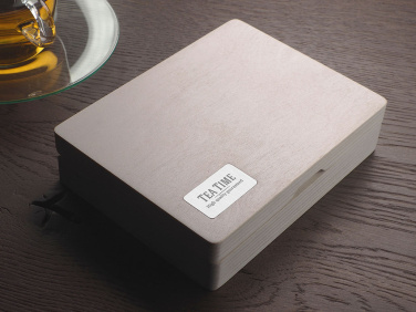 Logo trade promotional merchandise image of: Wooden box 1819121
