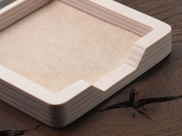Logo trade business gift photo of: Wooden memo card box 1832121
