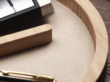 Logo trade promotional gifts image of: Wooden desk organiser 1817292