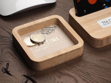 Logo trade advertising products picture of: Wooden desk organiser 1849292