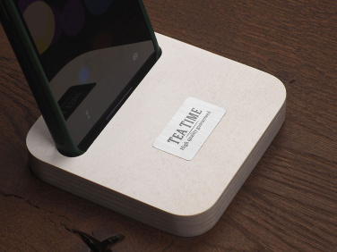 Logo trade corporate gifts picture of: Wooden telephone stand 1848121