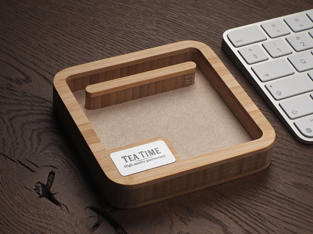 Logotrade promotional gifts photo of: Wooden desk organiser 1846292