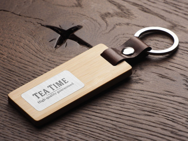 Logotrade corporate gift picture of: Wooden keyring 1853292