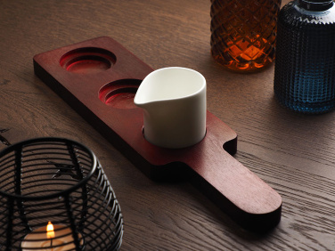Logotrade promotional product image of: Wooden 3 Shot Serving Board 1863121